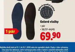 Lidl Gelové vložky nabídka