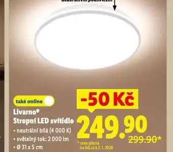 Stropní led svítidlo