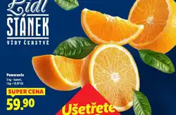 Lidl Pomeranče nabídka
