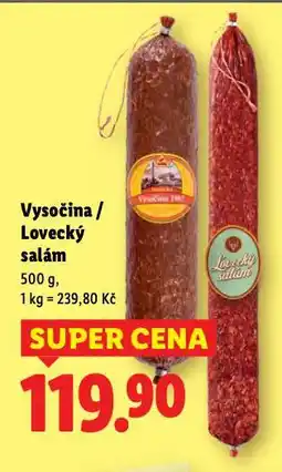Lidl Vysočina nabídka
