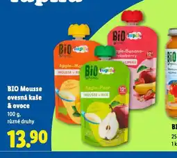 Lidl Bio mousse ovesná kaše & ovoce nabídka