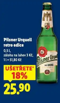 Lidl Pivo pilsner urquell nabídka
