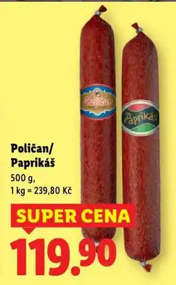 Lidl Paprikáš nabídka