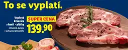 Lidl Vepřová krkovice s kostí nabídka