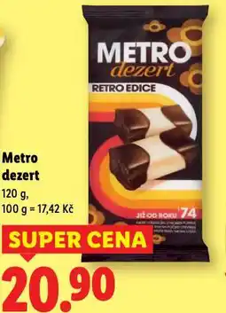 Lidl Metro dezert nabídka