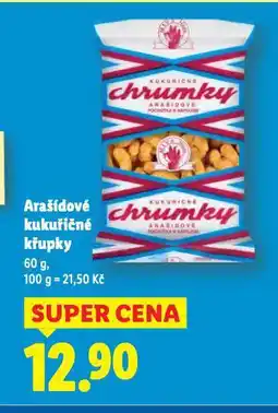 Lidl Arašídové kukuřičné křupky nabídka