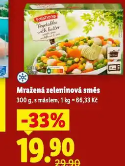 Lidl Mražená zeleninová směs nabídka