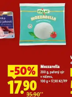 Lidl Mozzarella nabídka