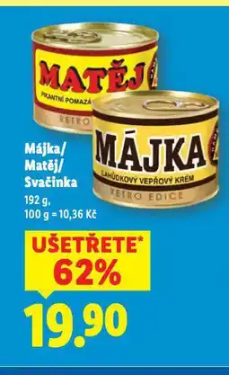 Lidl Májka nabídka