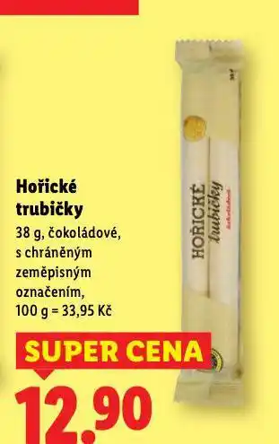 Lidl Hořické trubičky nabídka