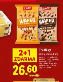 Lidl Trubičky nabídka