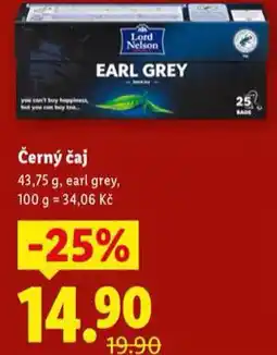 Lidl Černý čaj nabídka