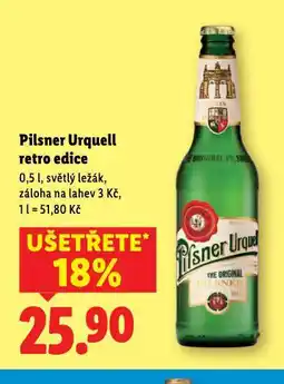 Lidl Pivo pilsner urquell nabídka