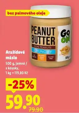 Lidl Arašídové máslo nabídka