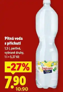 Lidl Pitná voda s příchutí nabídka