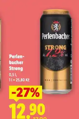 Lidl Pivo perlen-bacher strong nabídka