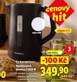 Lidl Rychlovarná konvice nabídka