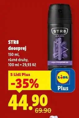 Lidl Str8 deosprej nabídka