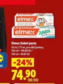 Lidl Elmex zubní pasta nabídka
