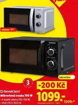Lidl Mikrovlnná trouba nabídka