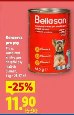 Lidl Konzerva pro psy nabídka
