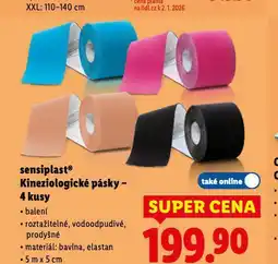 Lidl Kineziologické pásky nabídka