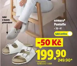 Lidl Pantofle nabídka