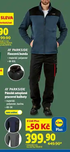 Lidl Fleecová bunda nabídka