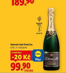 Lidl Bohemia sekt demi sec nabídka