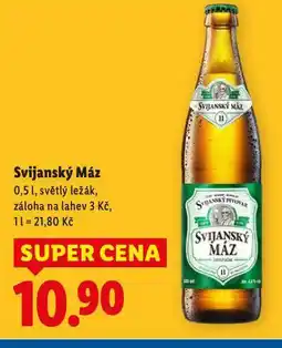 Lidl Pivo svijanský máz nabídka