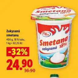 Lidl Zakysaná smetana nabídka