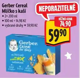 Albert Gerber Cereal Mlíčko s kaší nabídka