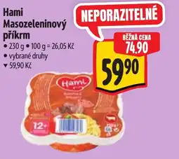 Albert Hami Masozeleninový příkrm nabídka