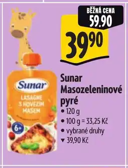 Albert Sunar Masozeleninové pyré nabídka