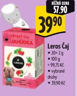 Albert Leros Čaj nabídka