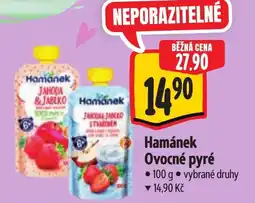 Albert Hamánek Ovocné pyré nabídka