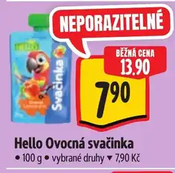Albert Hello Ovocná svačinka nabídka