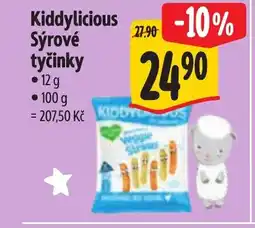 Albert Kiddylicious Sýrové tyčinky nabídka