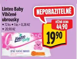 Albert Linteo Baby Vlhčené ubrousky nabídka