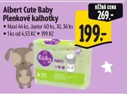 Albert Albert Cute Baby Plenkové kalhotky nabídka