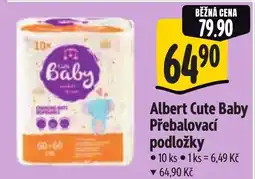 Albert Albert Cute Baby Přebalovací podložky nabídka