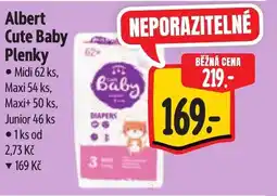 Albert Albert Cute Baby Plenky nabídka