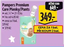 Albert Pampers Premium Care Plenky/Pants nabídka