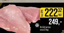 Jip Krůtí prsa cca 2 kg 1kg nabídka
