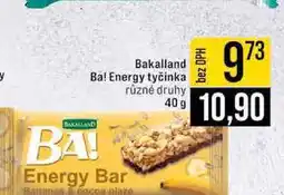 Jip Bakalland Ba! Energy tyčinka různé druhy 40 g nabídka