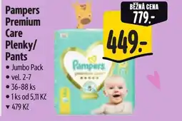 Albert Pampers Premium Care Plenky/ Pants nabídka