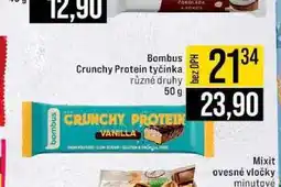 Jip Bombus Crunchy Protein tyčinka různé druhy 50 g nabídka