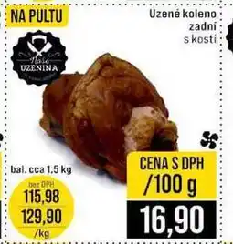 Jip Uzené koleno zadní s kosti bal. cca 1.5 kg 100g nabídka