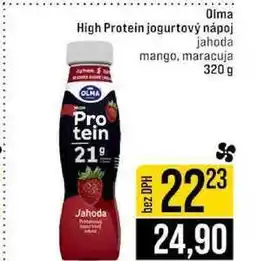 Jip Olma High Protein jogurtový nápoj jahoda mango, maracuja 320 g nabídka