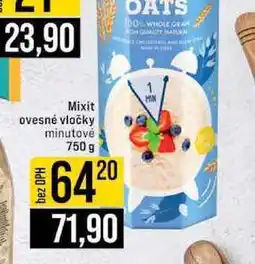 Jip Mixit ovesné vločky minutové 750 g nabídka